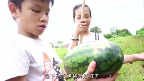 河边钓鱼吃大瓜,夏日休闲好时光